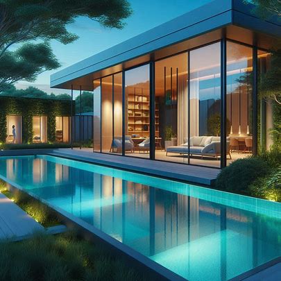 Rumah Dengan Fasilitas Kolam