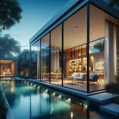 Hunian Dengan Fasilitas Kolam Renang