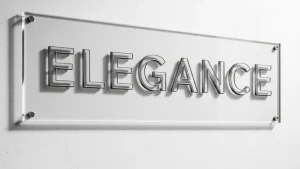 Jasa Akrilik Sign Custom Bandung Profesional